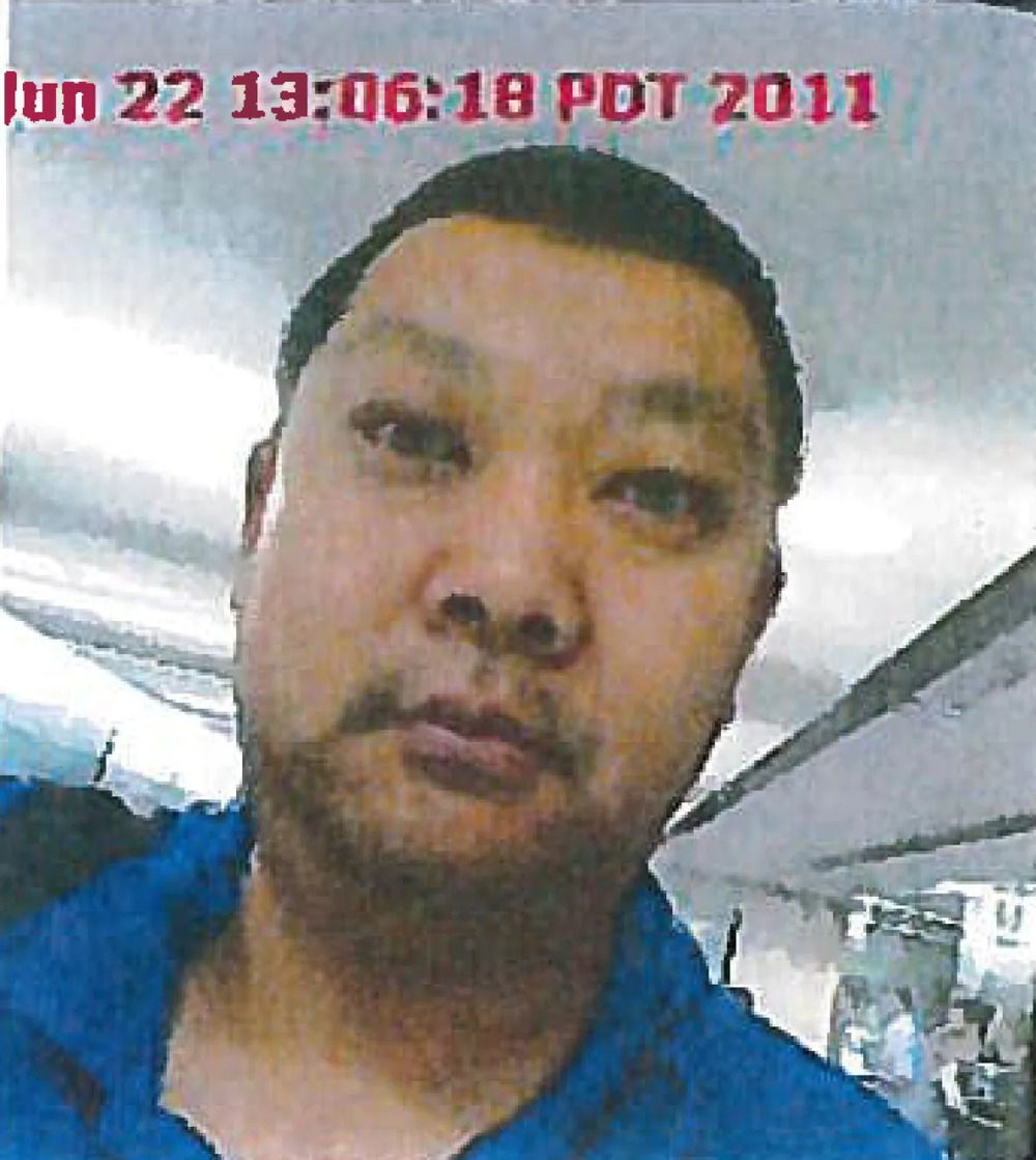 FBI image of Su Bin looking toward a border-crossing camera in 2011